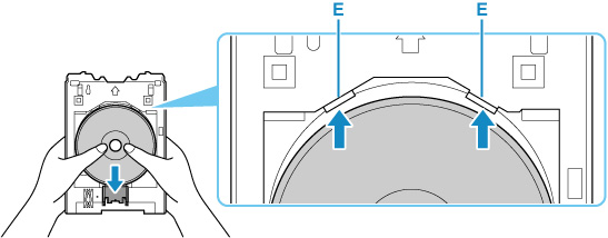 Canon Inkjet Manuals TS8700 Series Placing Removing A Printable Disc